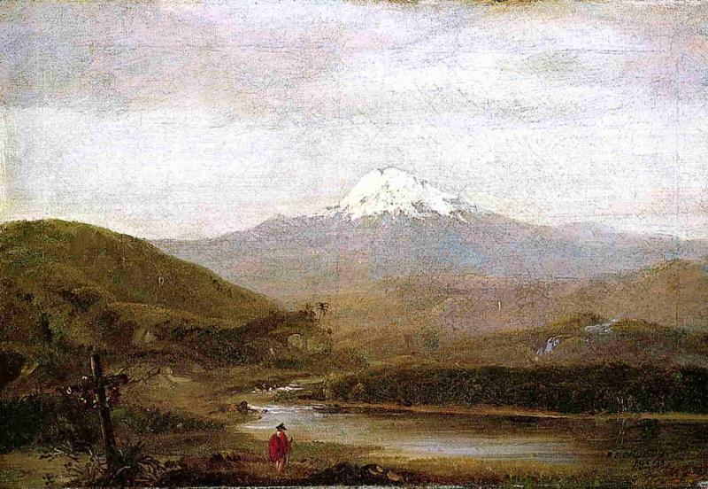 Frederic Edwin Church Cotopaxi France oil painting art